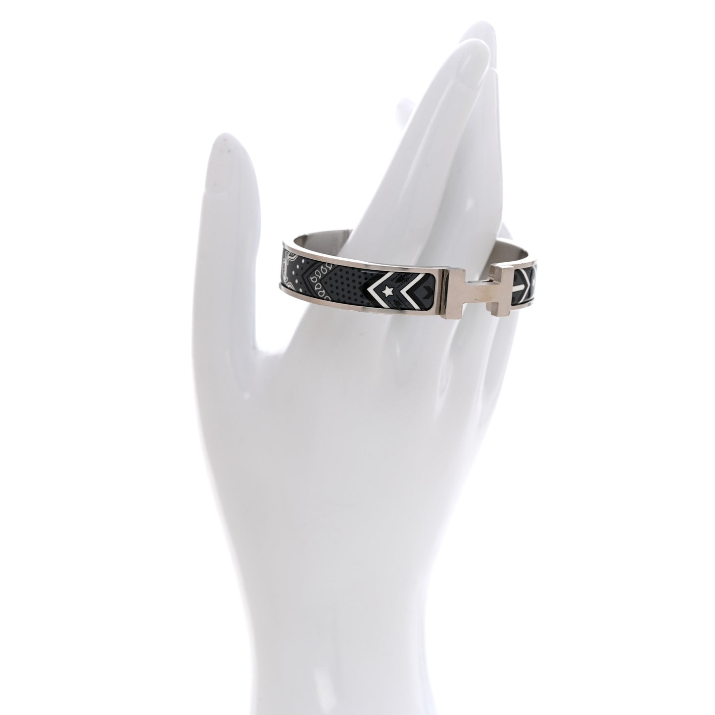 Enamel Bandana Narrow Clic Clac HH Bracelet T3 Grand Classique