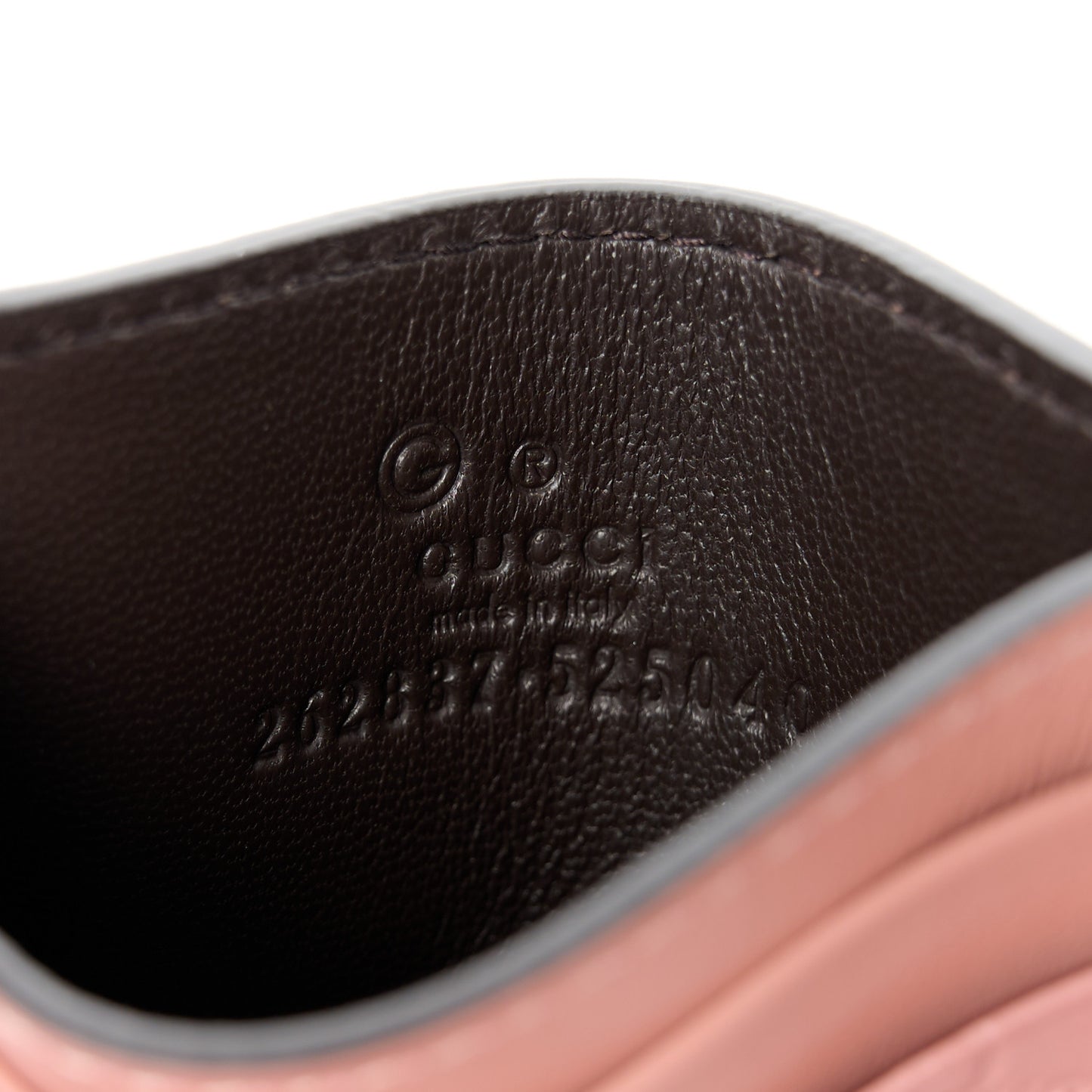 Microguccissima Card Holder Soft Pink