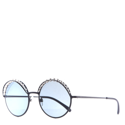 Chanel Pearl Round Sunglasses 4234-H Black 1 of 8