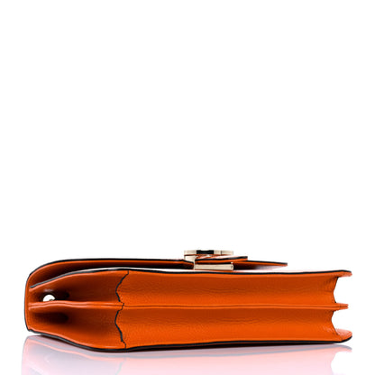 Gucci Dollar Calfskin Interlocking G Shoulder Bag Sun Orange 4 of 9