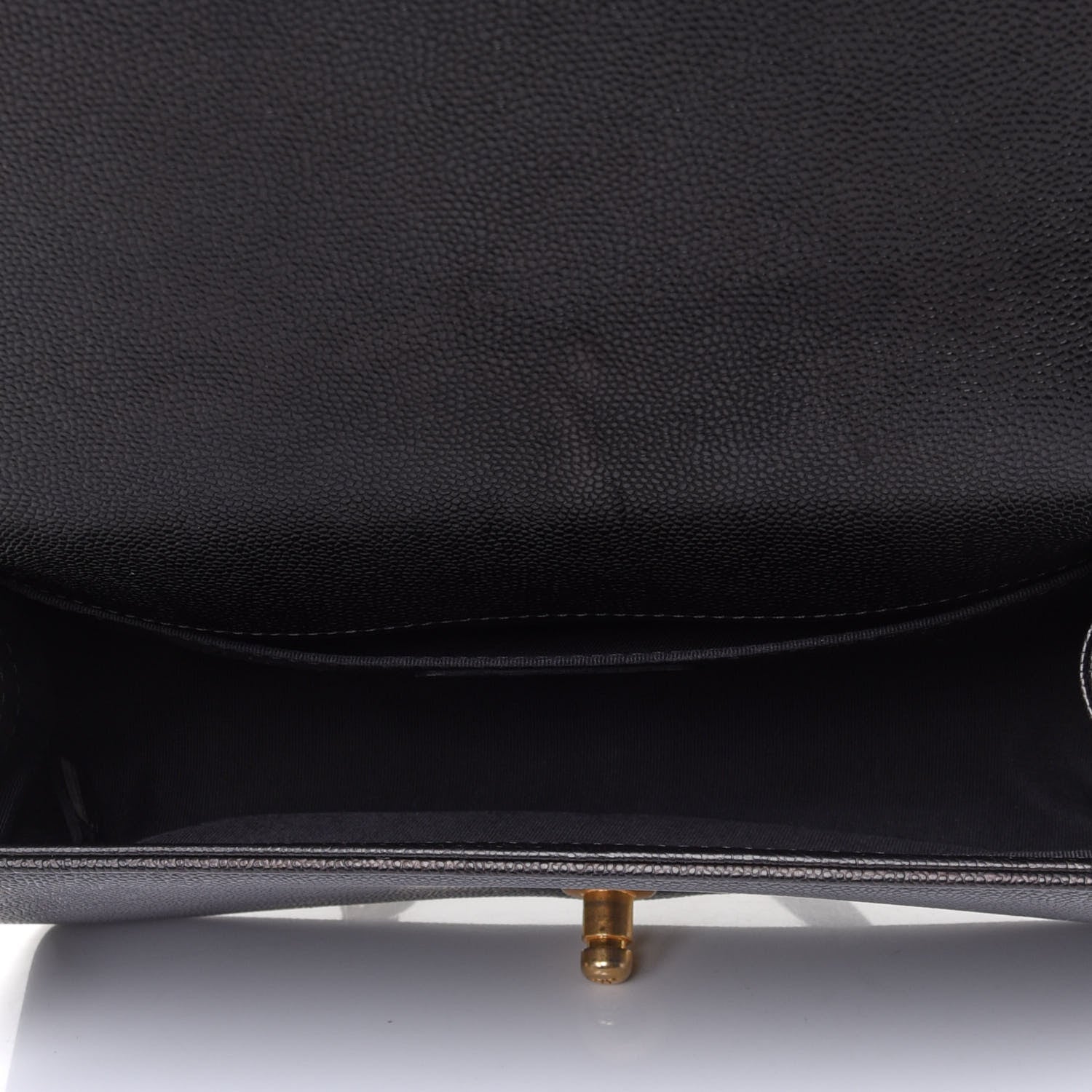 Chanel Caviar Chevron Quilted Medium Boy Flap Black 4 of 4