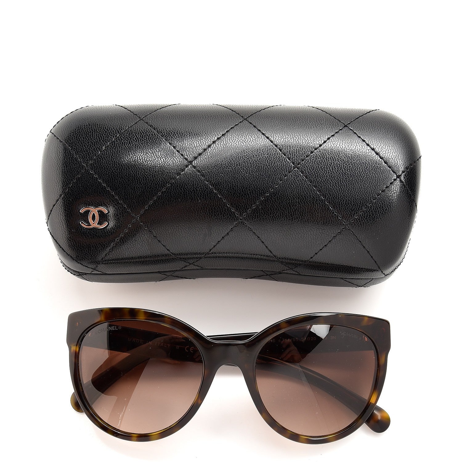 Chanel Pantos Signature CC Sunglasses 5315 Dark Havana 9 of 9