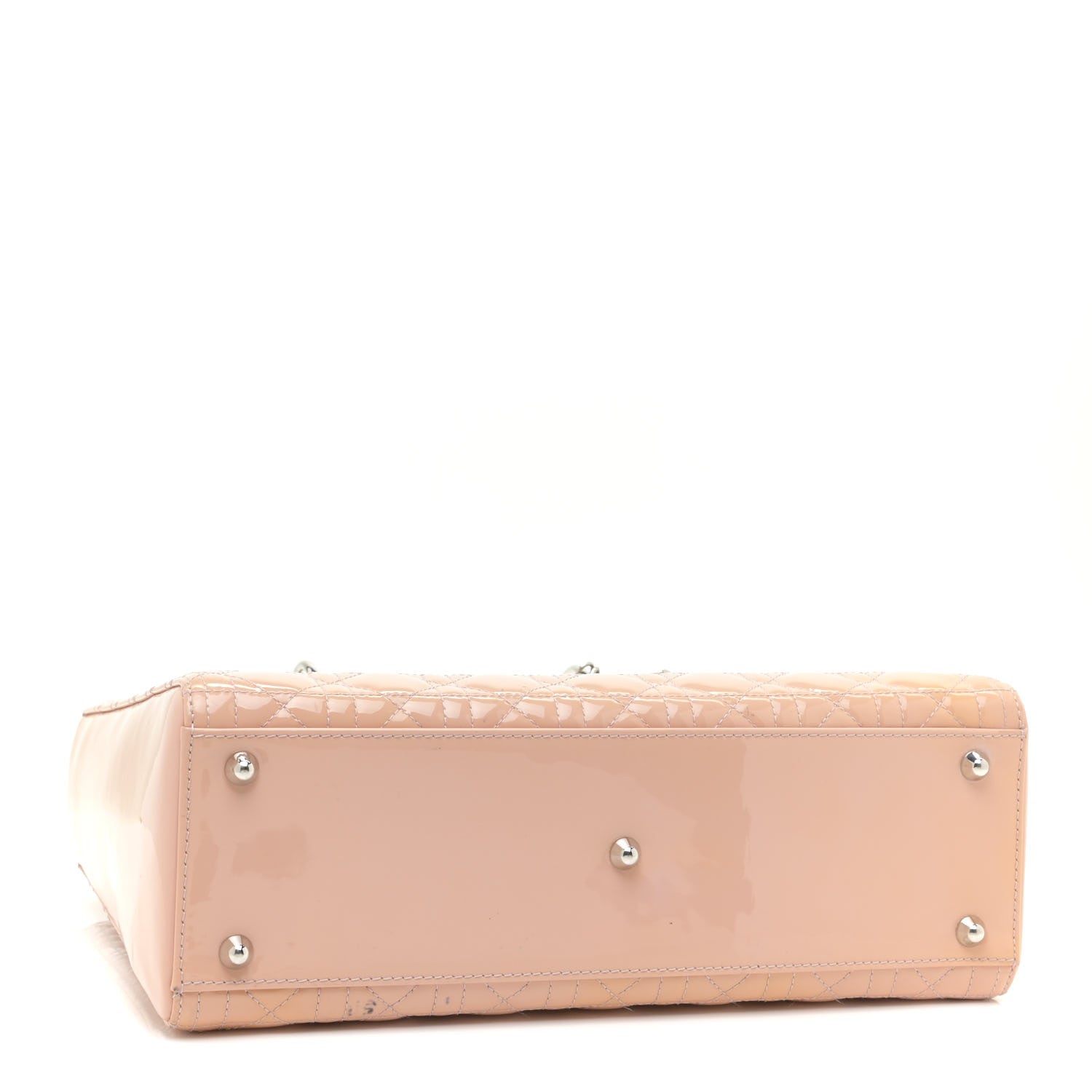 Christian Dior Patent Cannage Large Lady Dior Light Pink 3 of 18