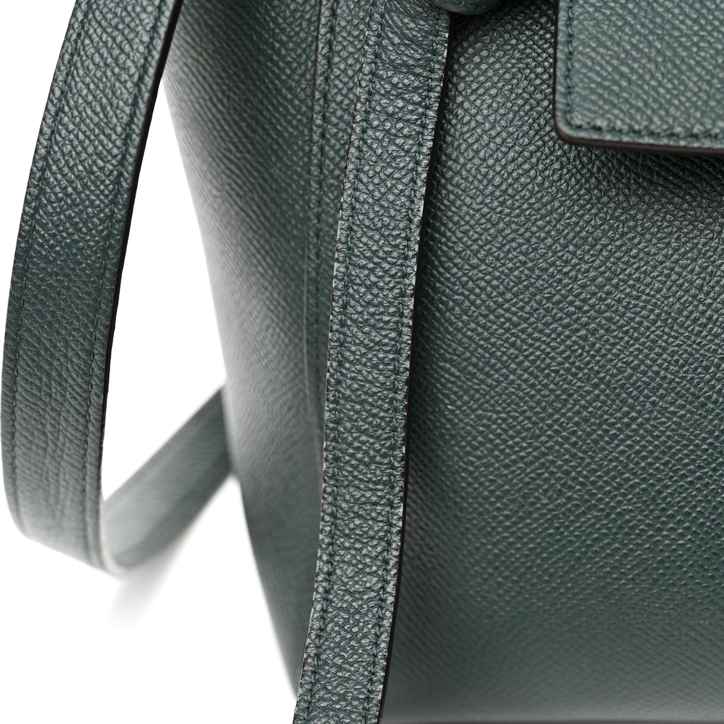 Grained Calfskin Mini Belt Bag Amazone