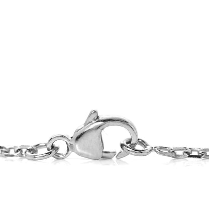 Hermes Lacquered Palladium Pop H Pendant Necklace Black 6 of 7