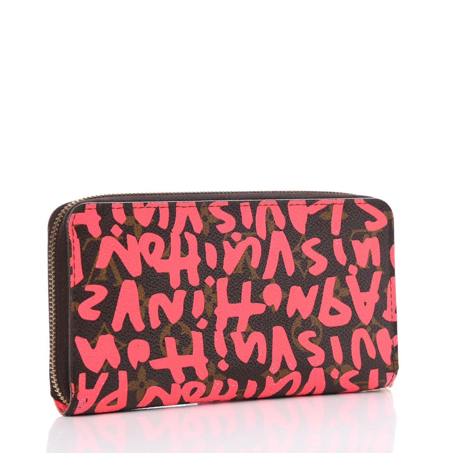 Monogram Graffiti Zippy Wallet Fuchsia