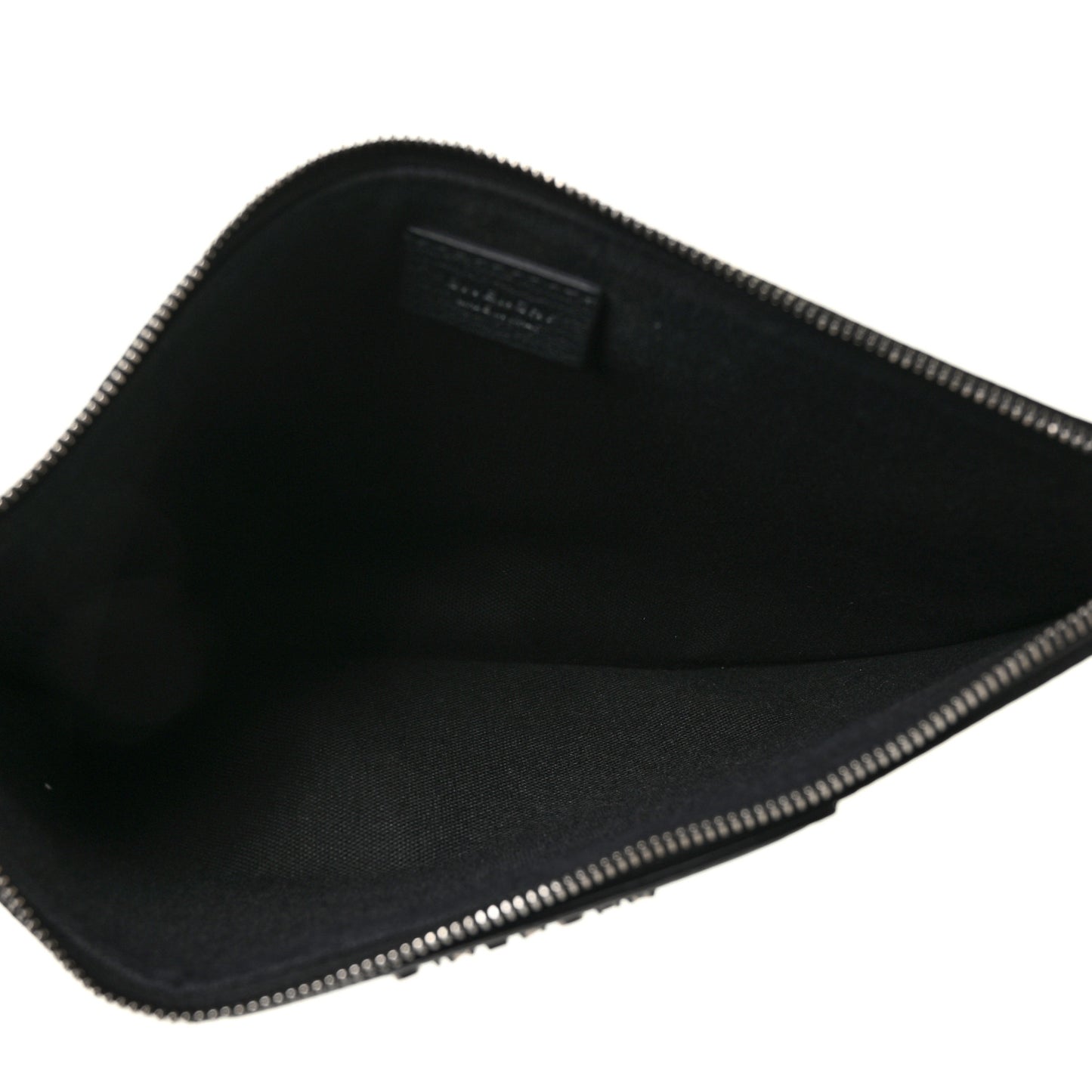 Sugar Goatskin Medium Antigona Pouch Black
