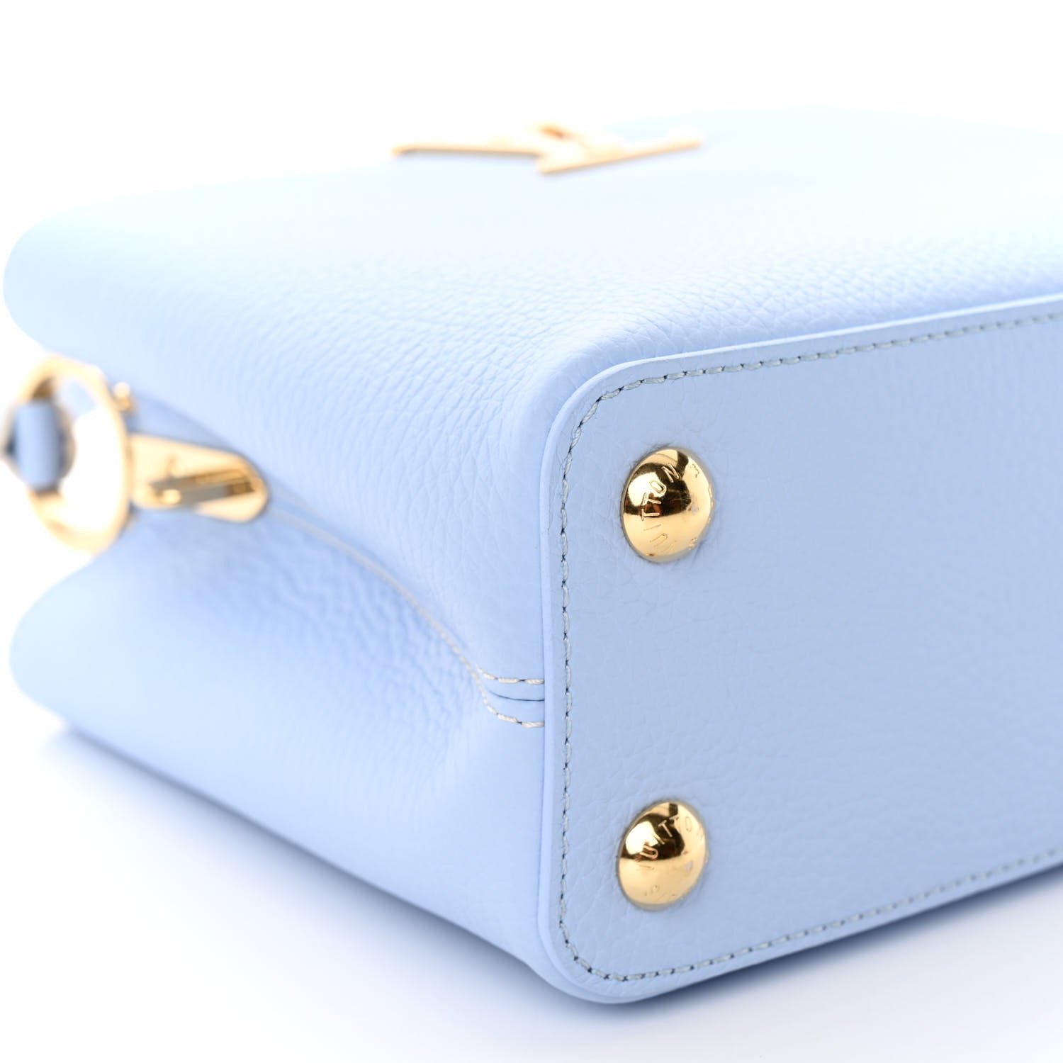 Louis Vuitton Taurillon MiniMe Capucines BB Candy Blue 9 of 11