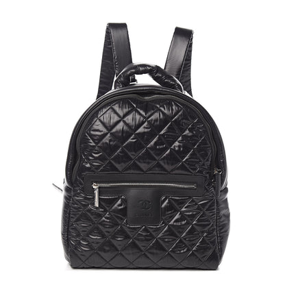 Chanel Nylon Quilted Coco Cocoon Backpack Black 1 of 10