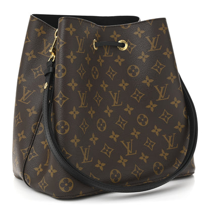 Louis Vuitton Monogram Neonoe MM Black 3 of 10