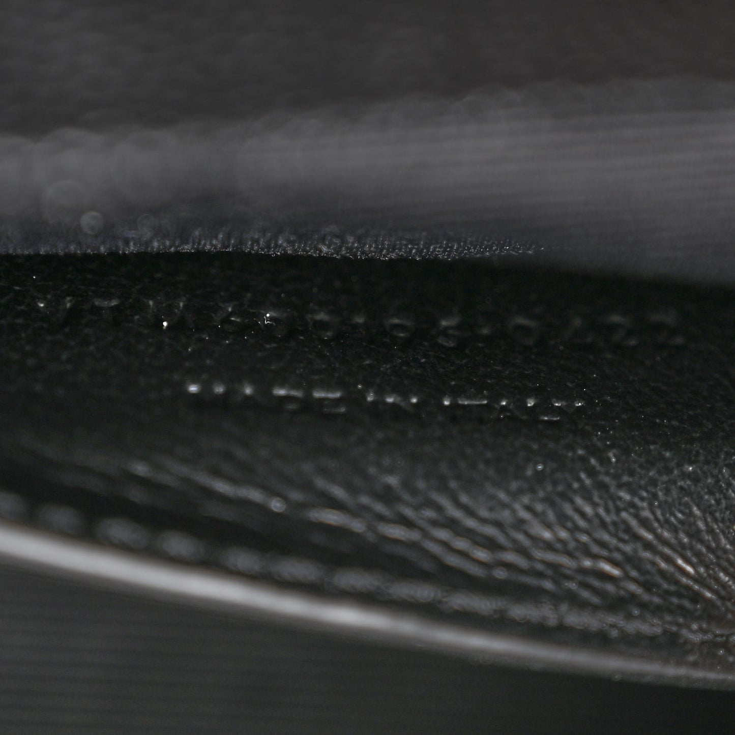 Grain De Poudre Textured Mixed Matelasse Triquilt Small Monogram Satchel Black