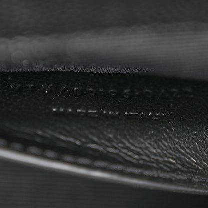 Saint Laurent Grain De Poudre Textured Mixed Matelasse Triquilt Small Monogram Satchel Black 7 of 10