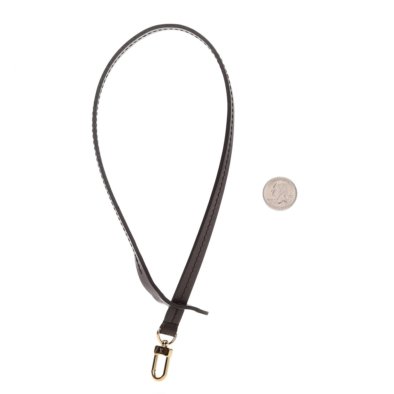 Louis Vuitton Calfskin Pochette Accessories Strap Brown 2 of 3