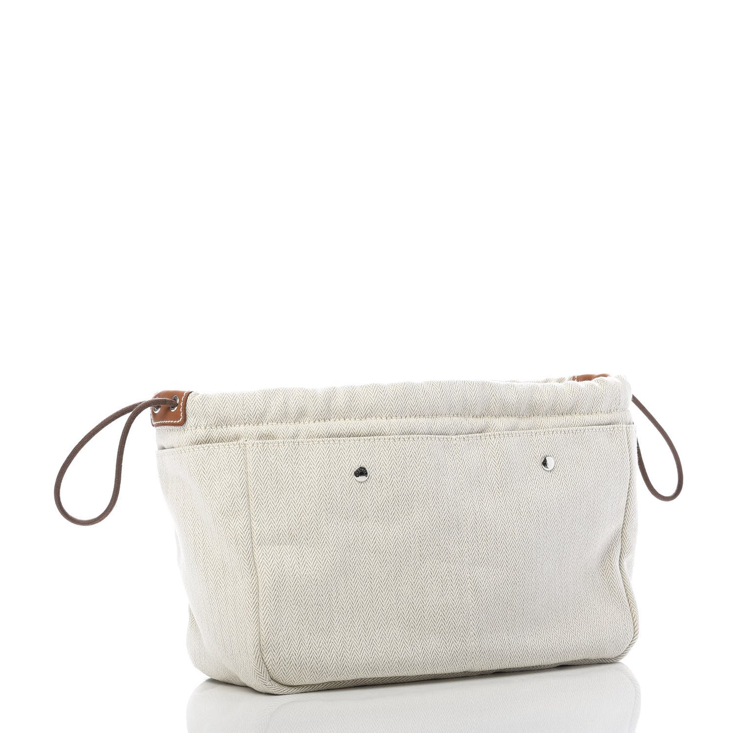 Canvas Barenia Fourbi 25 MM Pouch Naturel Fauve