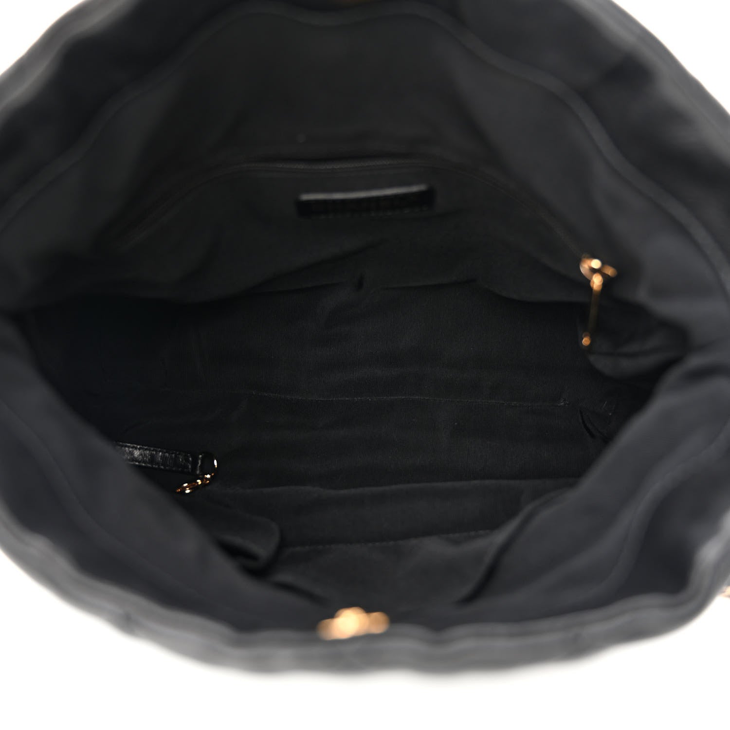 Chanel Calfskin Quilted Medium Chain Me Hobo Black 5 of 11