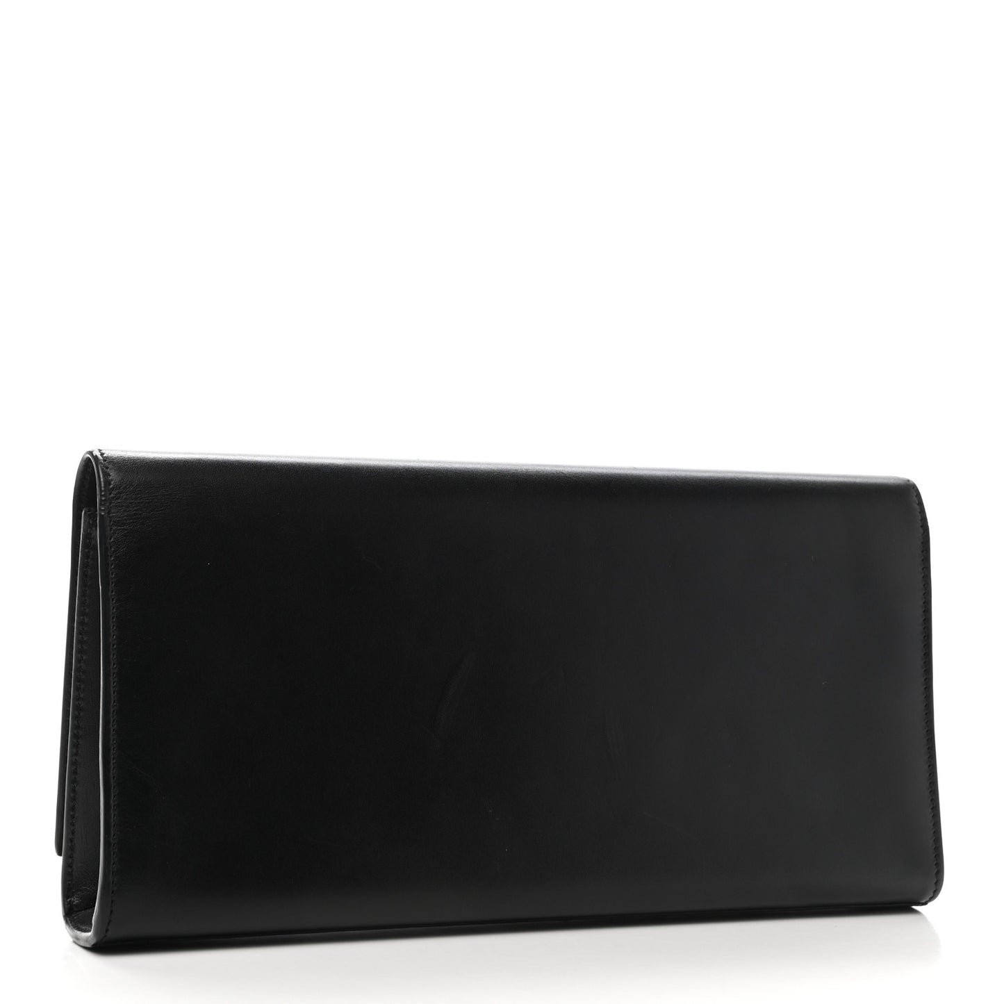 Calfskin Classic Monogram Cassandre Clutch Black