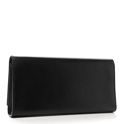 Saint Laurent Calfskin Classic Monogram Cassandre Clutch Black 3 of 6