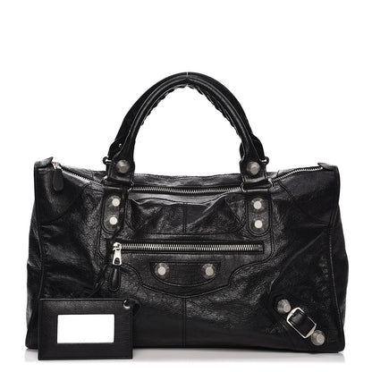 Balenciaga Agneau Giant 21 Silver Hardware Work Black 1 of 9