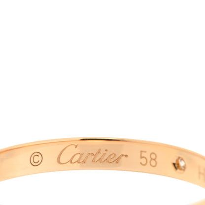 Cartier 18K Yellow Gold Diamond 2.6mm 1895 Wedding Band Ring 58 8.25 4 of 4