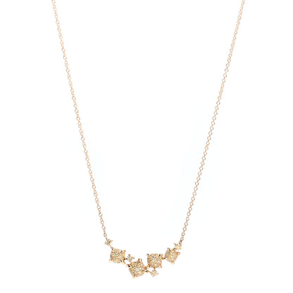 David Yurman 18K Yellow Gold Yellow Diamond Petite Chatelaine Necklace 1 of 5
