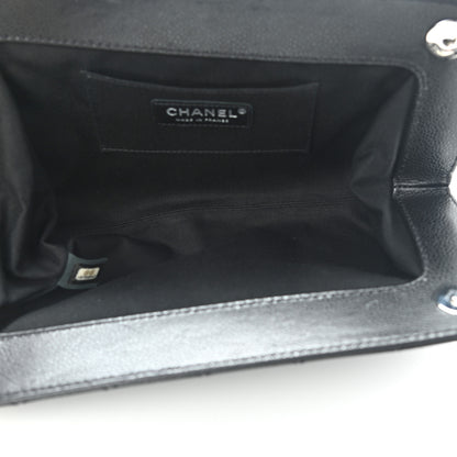 Chanel Caviar Quilted CC Clutch Black 5 of 8