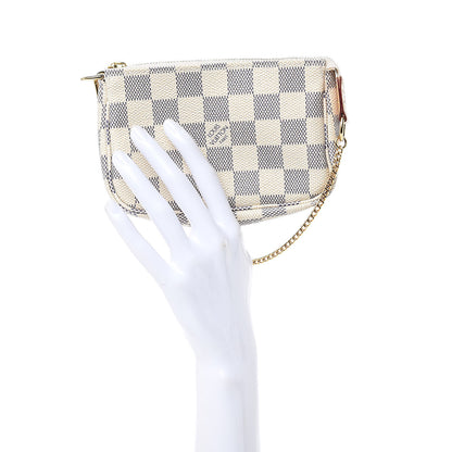 Louis Vuitton Damier Azur Mini Pochette Accessories 2 of 10