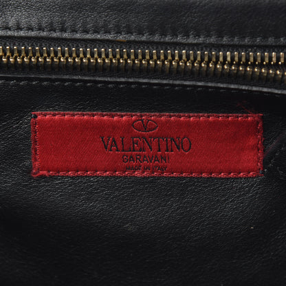 Valentino Garavani Vitello Small Rockstud Tote Black 6 of 8