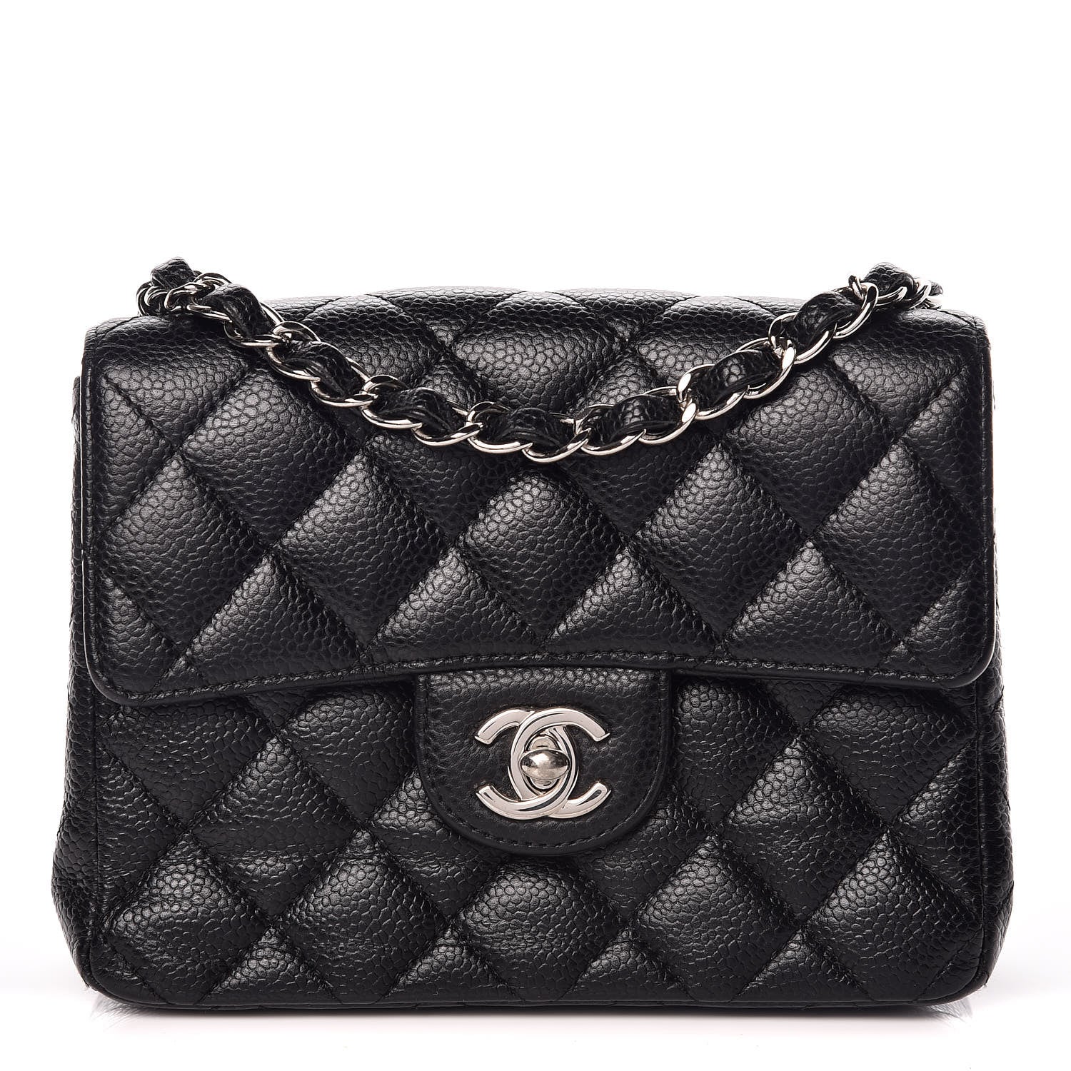 Chanel Caviar Quilted Mini Square Flap Black 1 of 13