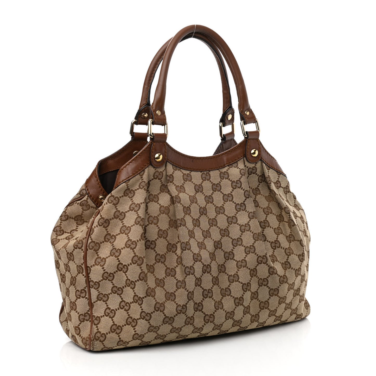 Monogram Medium Sukey Tote Brown