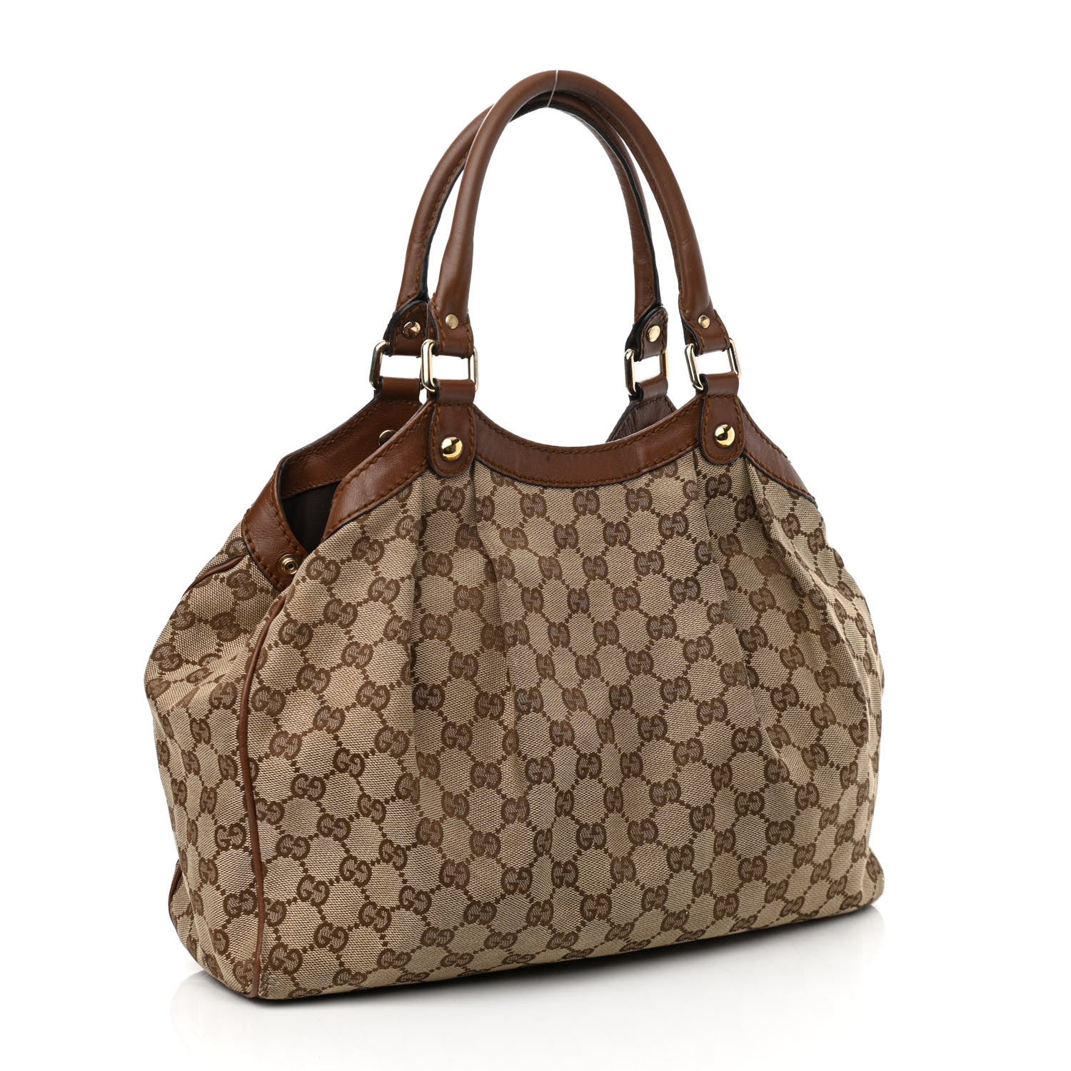 Gucci Monogram Medium Sukey Tote Brown 3 of 14