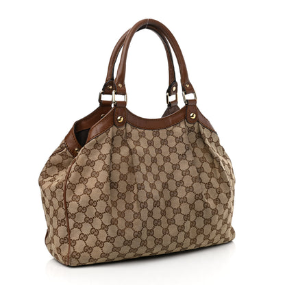 Gucci Monogram Medium Sukey Tote Brown 3 of 14