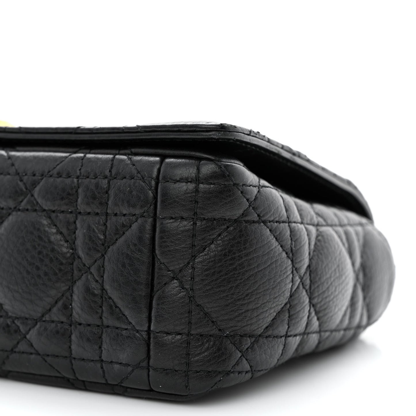 Calfskin Cannage Small Caro Bag Black