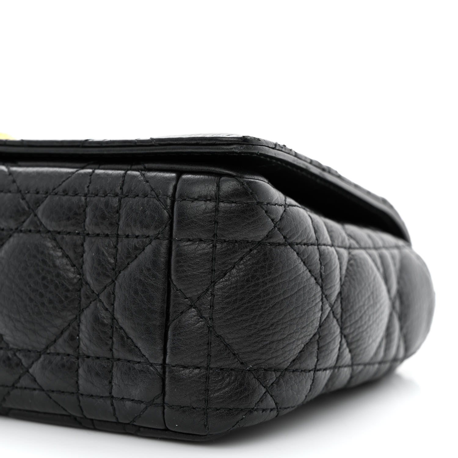 Christian Dior Calfskin Cannage Small Caro Bag Black 10 of 10