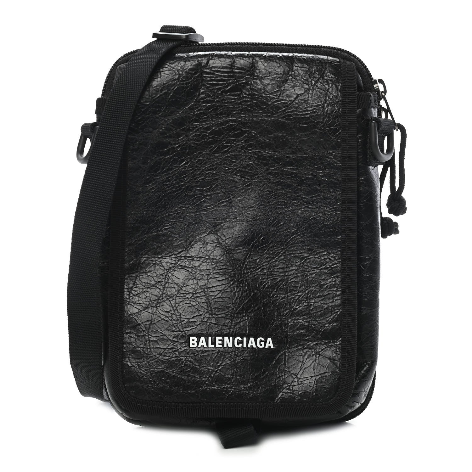 Balenciaga Agneau Explorer Crossbody Pouch Black 1 of 9