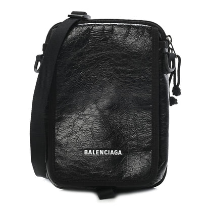 Balenciaga Agneau Explorer Crossbody Pouch Black 1 of 9