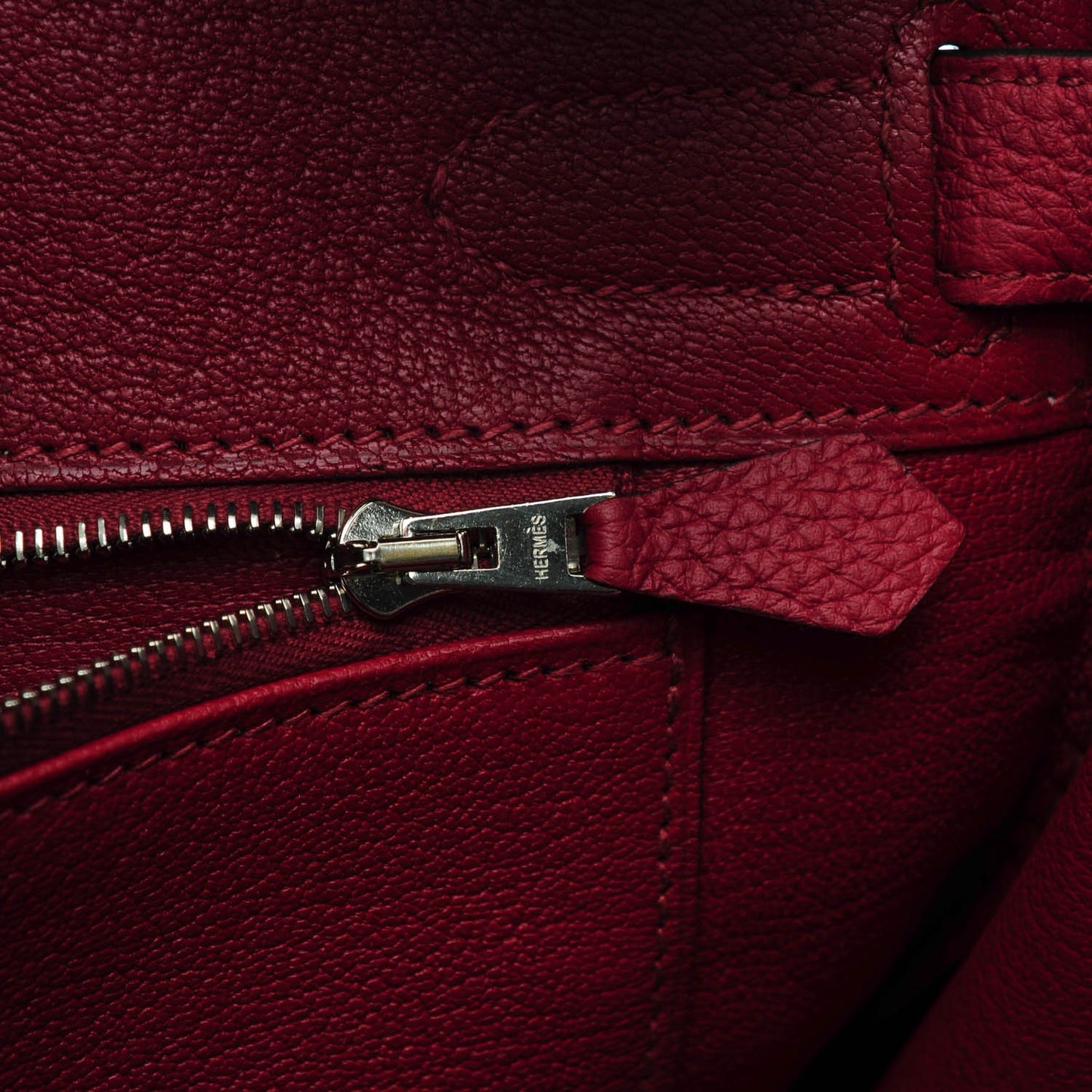 Togo Birkin 30 Rouge Grenat