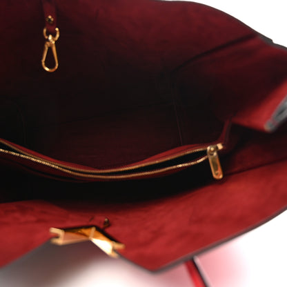 Louis Vuitton Calfskin Monogram Kimono Tote Cherry 5 of 13