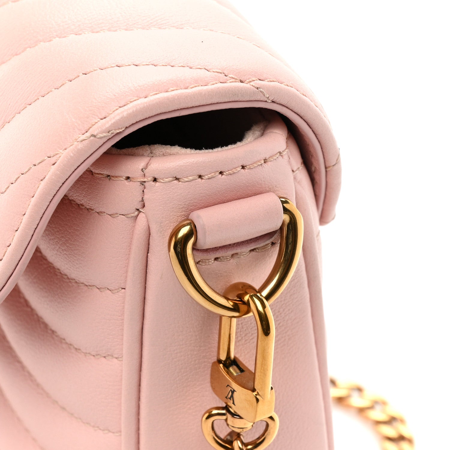 Louis Vuitton Calfskin New Wave Multi Pochette Rose Ballerine 11 of 17
