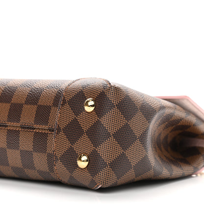 Louis Vuitton Damier Ebene Caissa Clutch Rose Ballerine 8 of 10