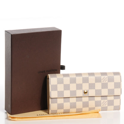 Louis Vuitton Damier Azur Sarah Wallet 5 of 8