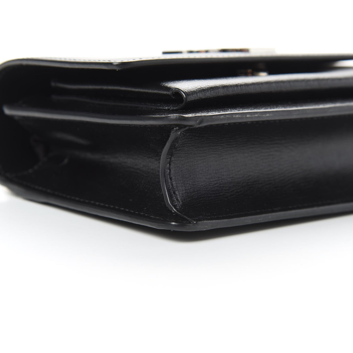Calfskin Monogram Sunset Chain Wallet Black