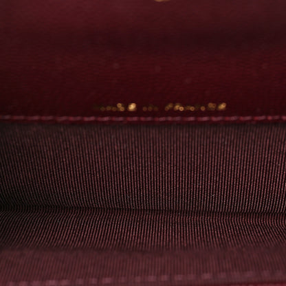 Chanel Caviar Quilted Flap Card Holder Wallet Burgundy 5 of 8