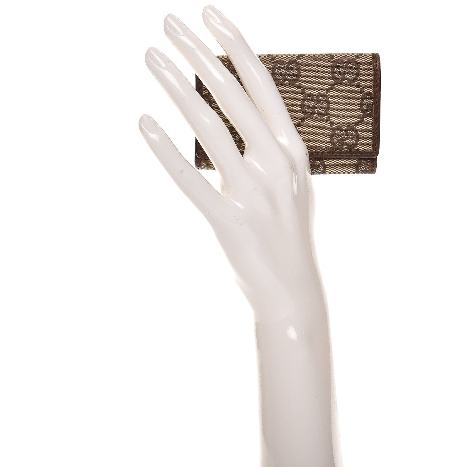Gucci Monogram 6 Key Holder Case Dark Brown 2 of 8