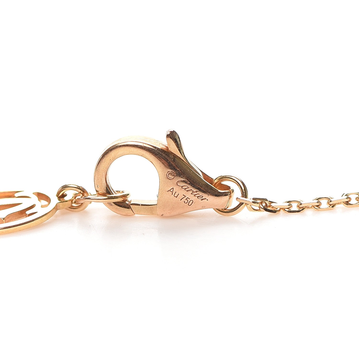Cartier 18K Pink Gold Diamond XS D'Amour Pendant Necklace 4 of 5