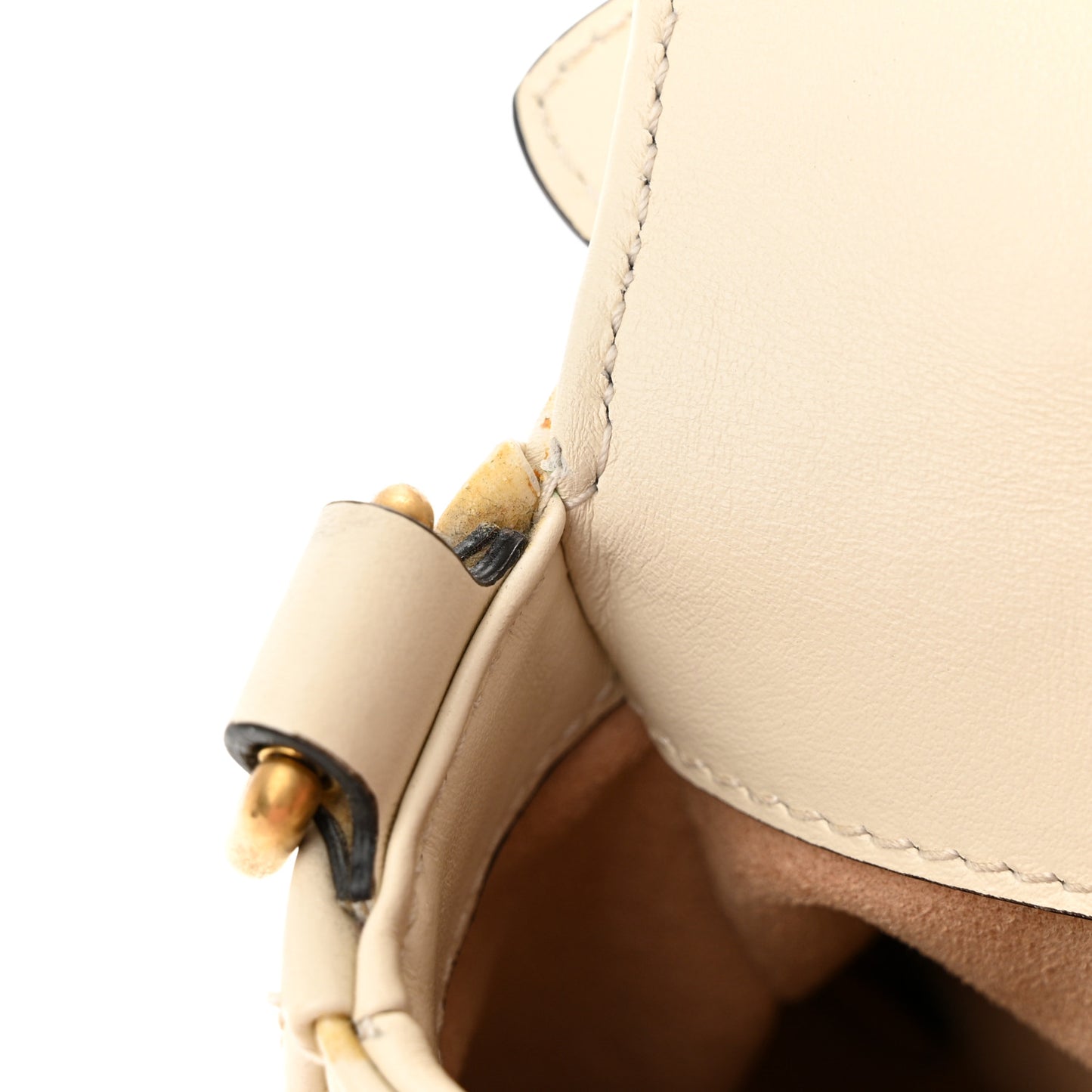 Calfskin Matelasse Mini GG Marmont Top Handle Shoulder Bag White