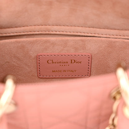 Christian Dior Lambskin Cannage Small Lady D-Joy Light Pink 6 of 12