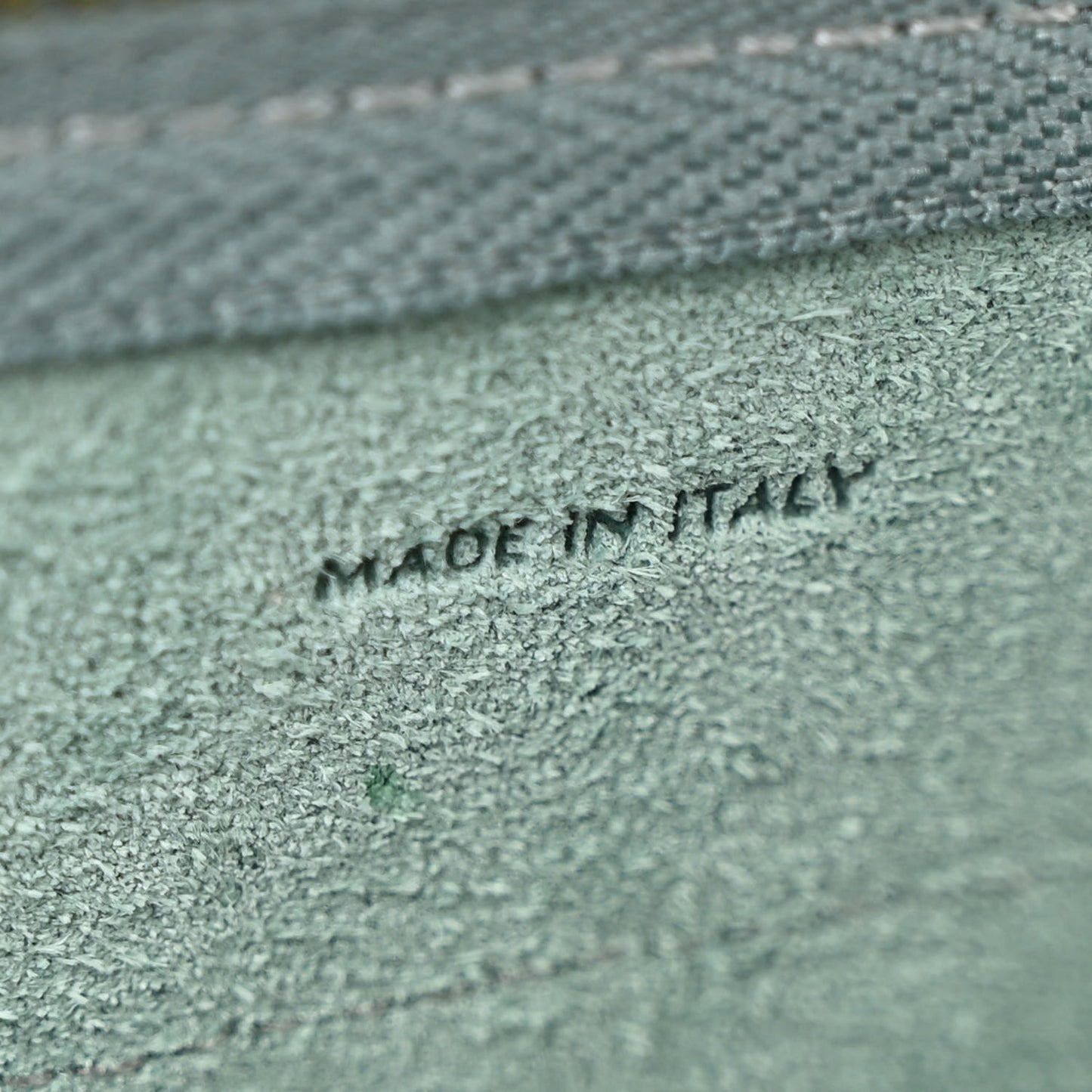 Grained Calfskin Nano Belt Bag Ice Mint