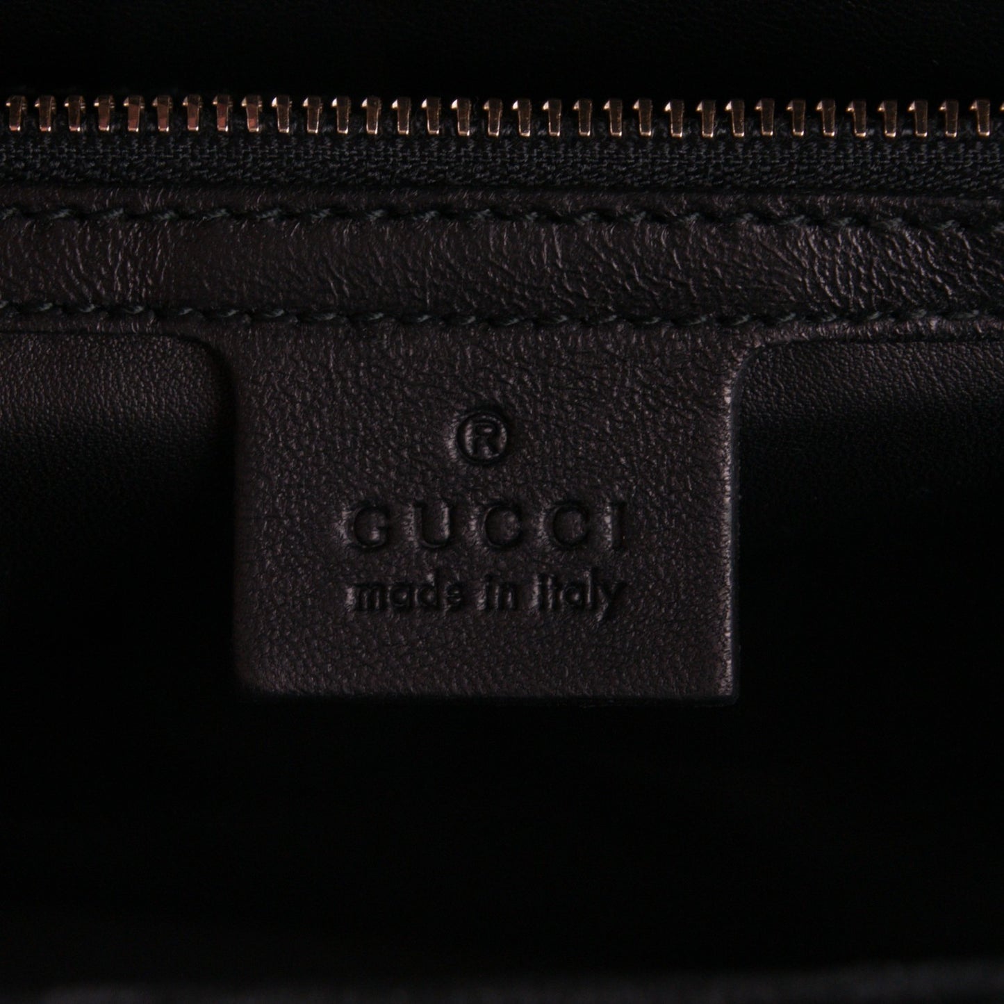 Patent Microguccissima Medium Broadway Clutch Black