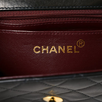 Chanel Lambskin Quilted Mini Square Flap Black 6 of 12