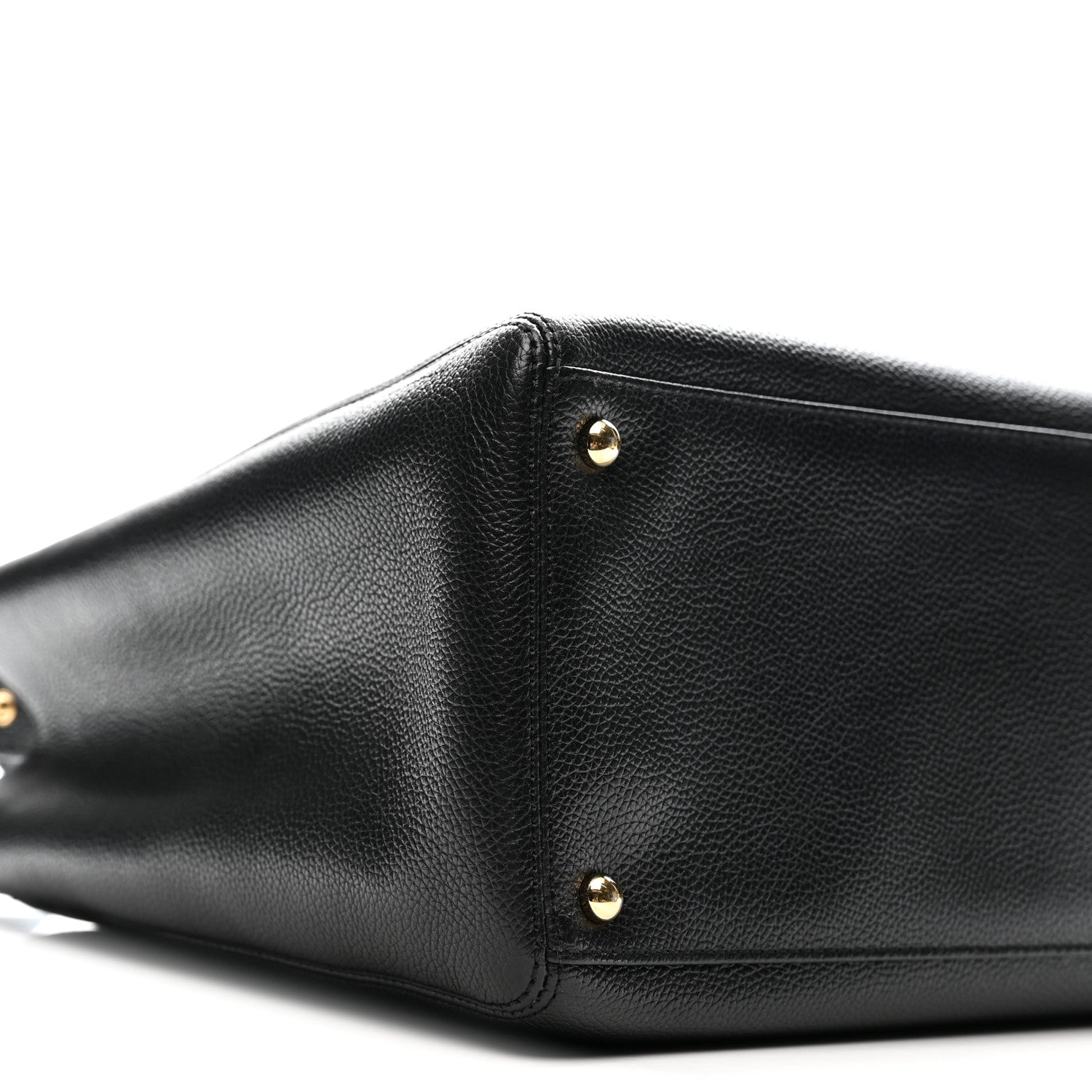 Chanel Calfskin Cerf Executive Shopper Tote Black 9 of 12